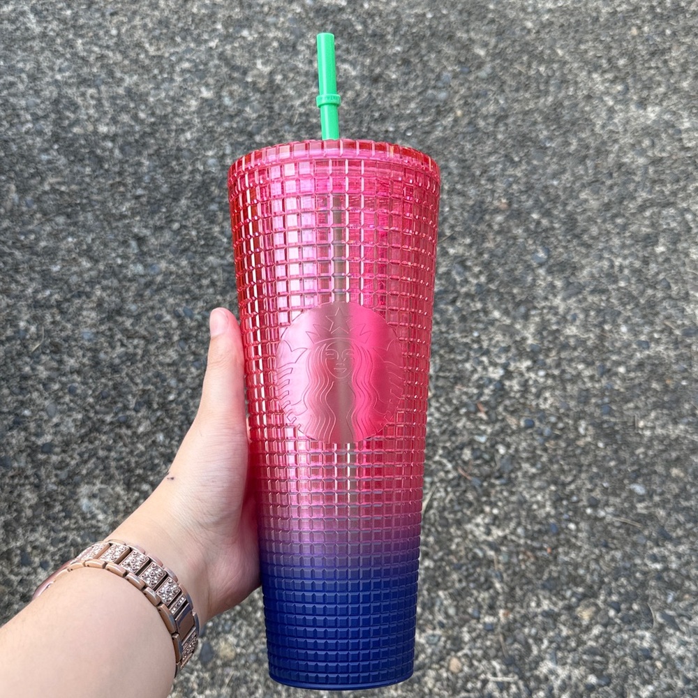 Starbucks Pink and Navy Gradient Tumbler (3 for $45)